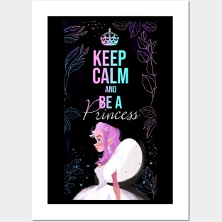 Keep Calm Poster Princess Posters and Art